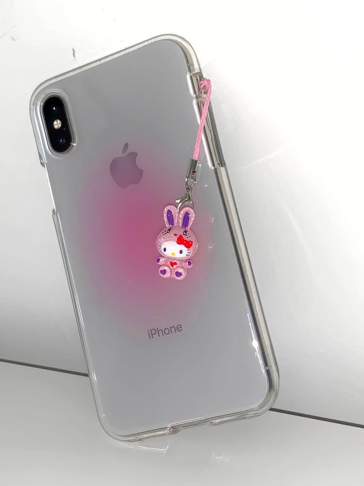 kitty keyring 토끼 헬로키티 키링 키티 에어팟 핸드폰 줄 고리 폰꾸