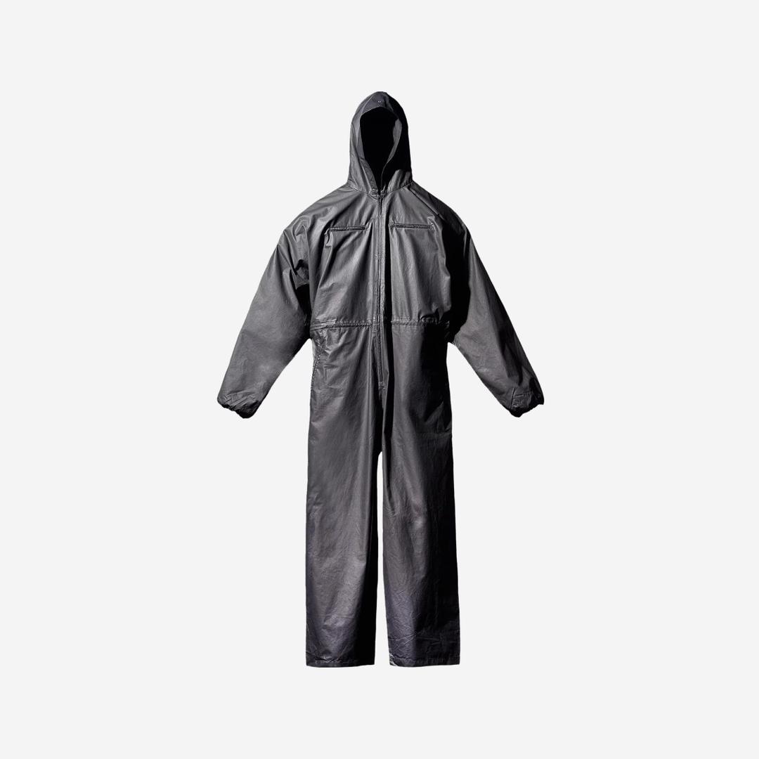 Yeezy Gap Engineered By Balenciaga Coated Cotton Overalls Black