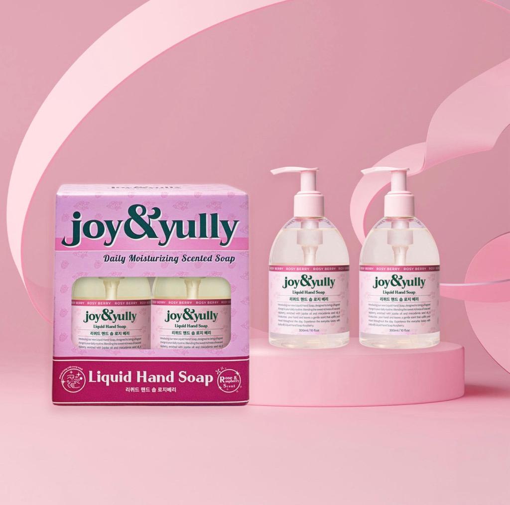조이앤율리 2개입 리퀴드 핸드 솝 로지베리 300ml 핸드워시 손세정제 비누