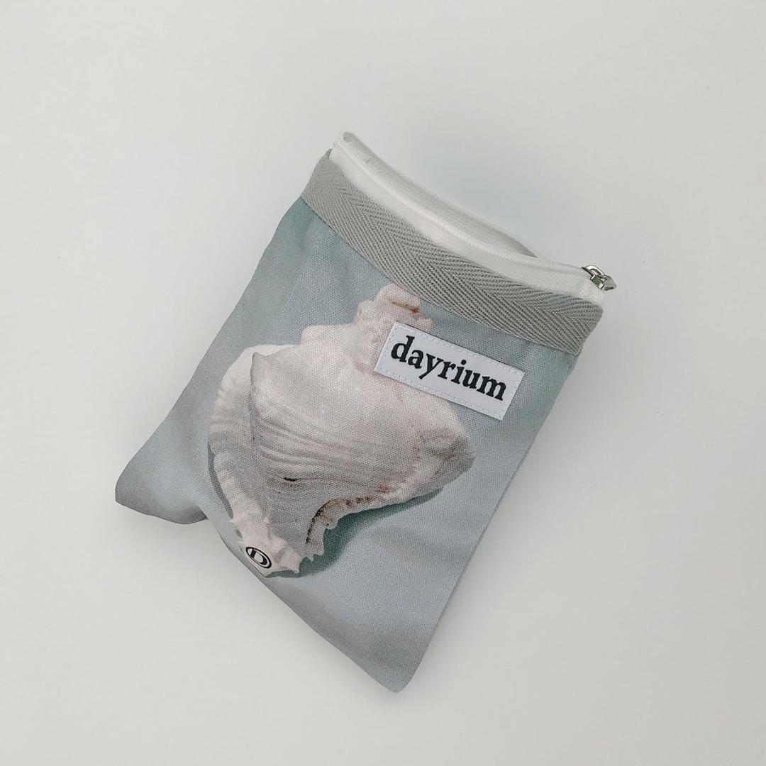 지퍼 파우치 세로형/쉘