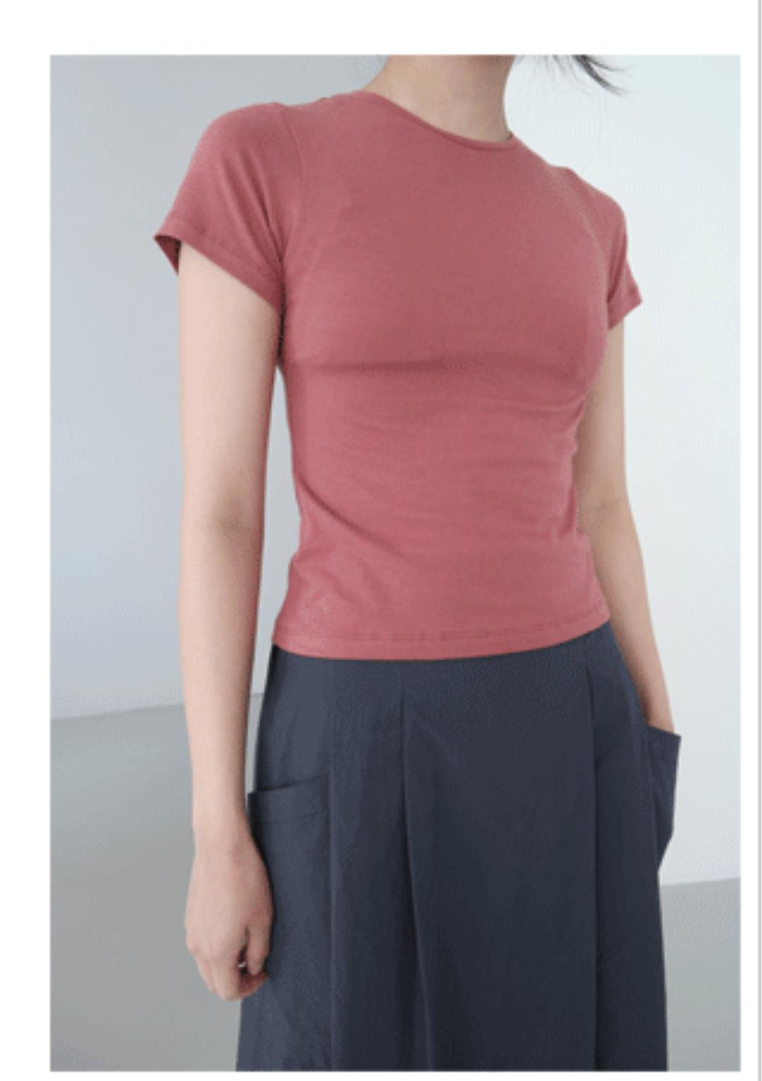 mild tension crop top (7colors)