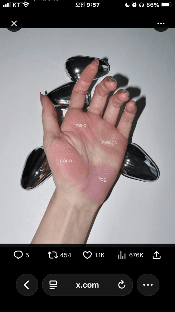 네이밍 블러리 치크밤