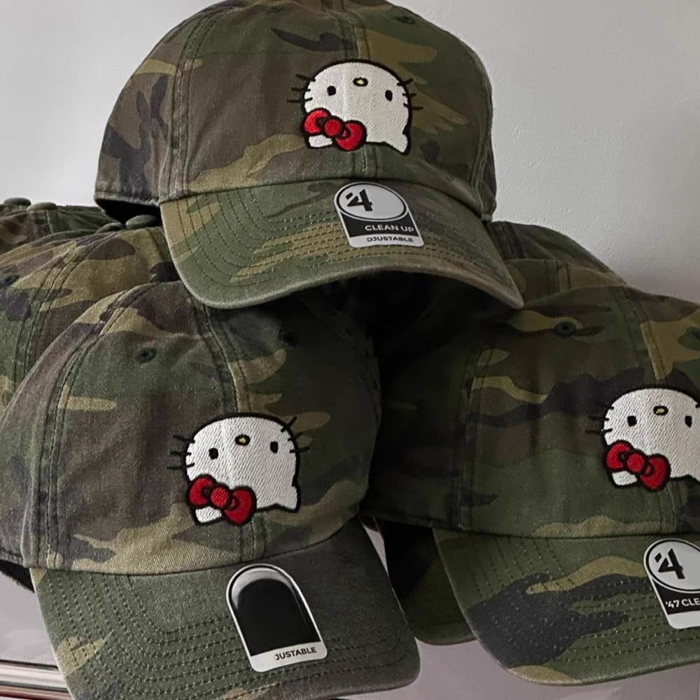 블레드 Kitty 키티 모자 밀리터리 캐릭터 유니크한 선물