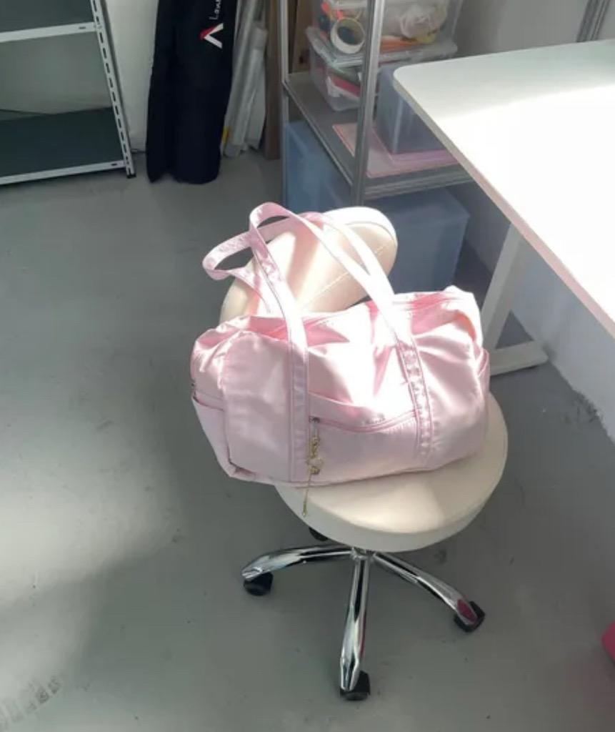Nylon boston bag