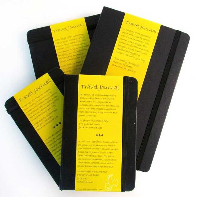 12000 하네뮬레 트래블 저널 노트(Travel Journals) 스케치북 140g - 9x14cm(62장) - 풍경형 (10 628 391)