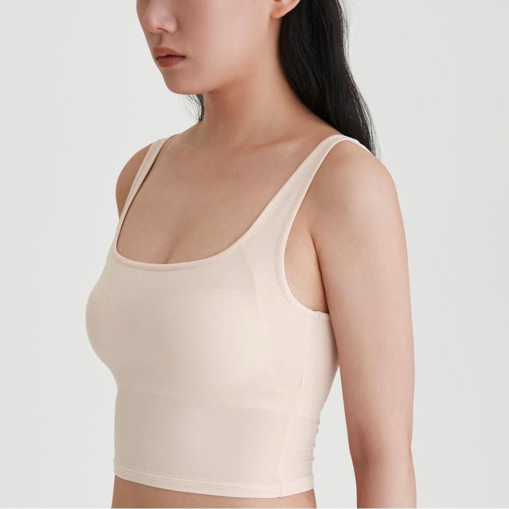 [JAJU/자주] 여 720도 스트레치 버터 크롭 브라캐미솔 3종택1