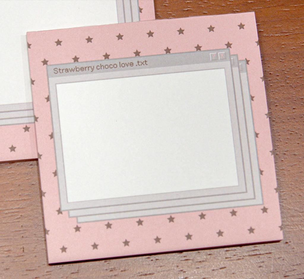 [594랜드] 초코 러브 메모지