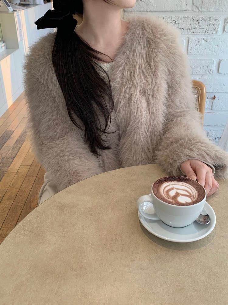 에피 퍼 가디건 (2col)