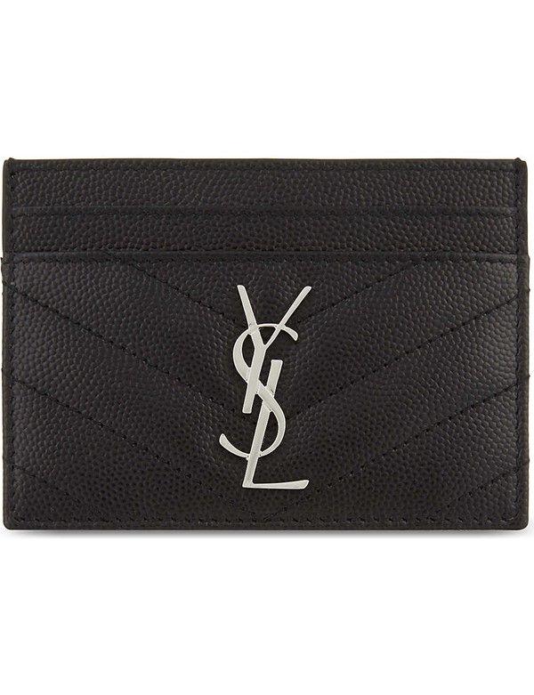 마틀라쎄 모노그램 은장 카드지갑 블랙