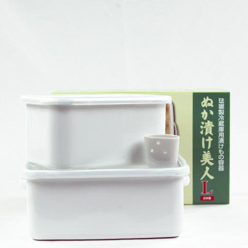 노다호로 법랑 김치통 사가 절임용기 누카즈케 젓갈통 범랑 밀폐용기 장아찌통