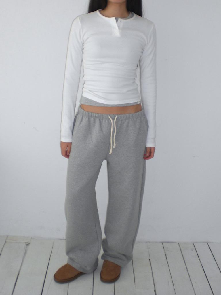 토피넛 스웻 팬츠(오트밀 당일)