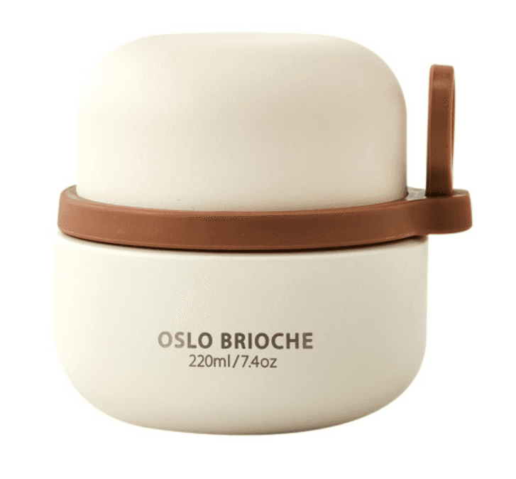 오슬로 보온도시락 죽통 브리오슈 푸드자 220ml 밀프랩 직장인 도시락통 이유식 용기 (리뉴얼제품)