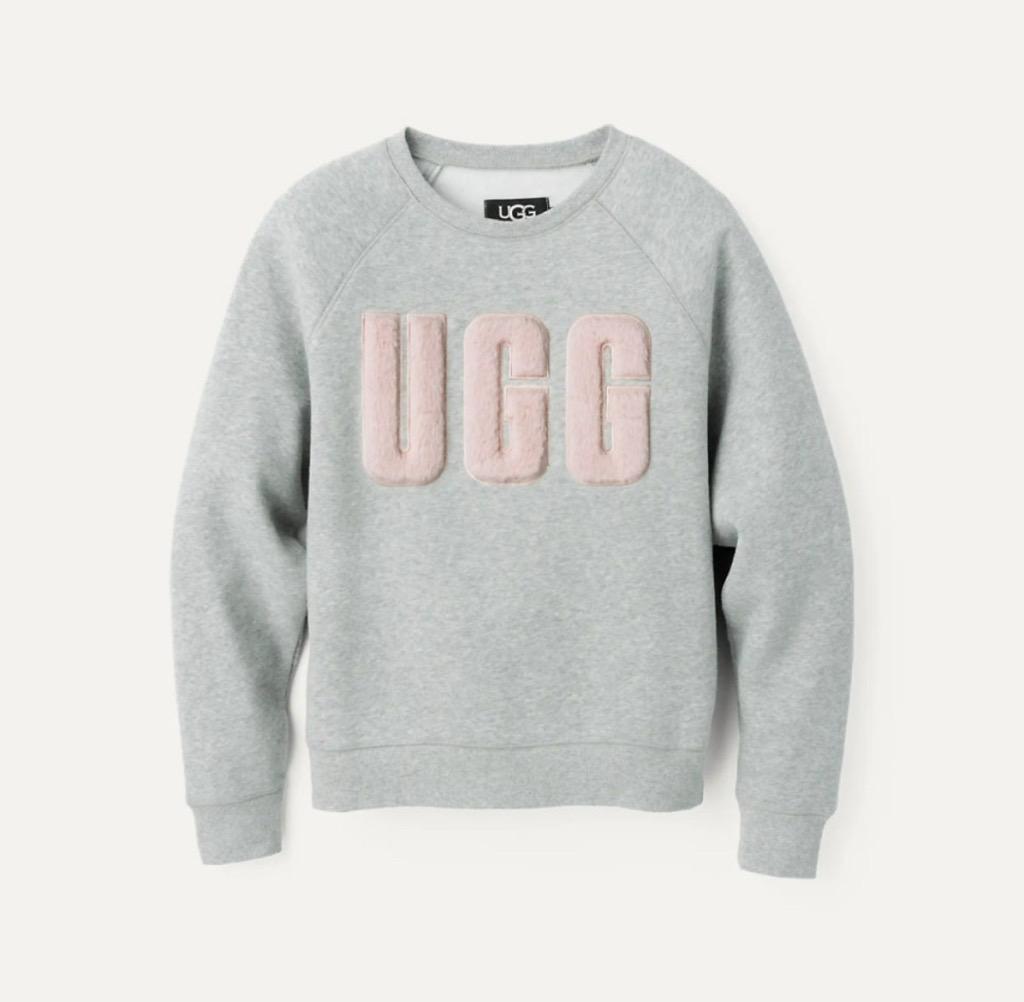 Madeline Fuzzy Logo Crewneck