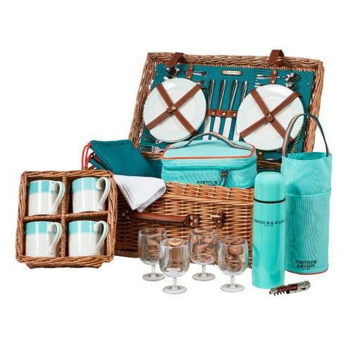 Fortnum’s Stripe Picnic Hamper for Four