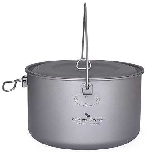 캠핑 티타늄 코펠 Boundless Voyage 냄비 쿠커