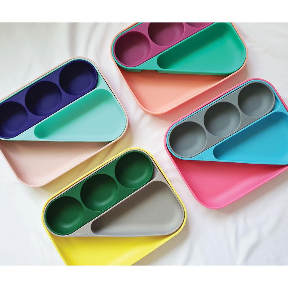 [까깜제이] 실리콘 식판 멀티플레이트