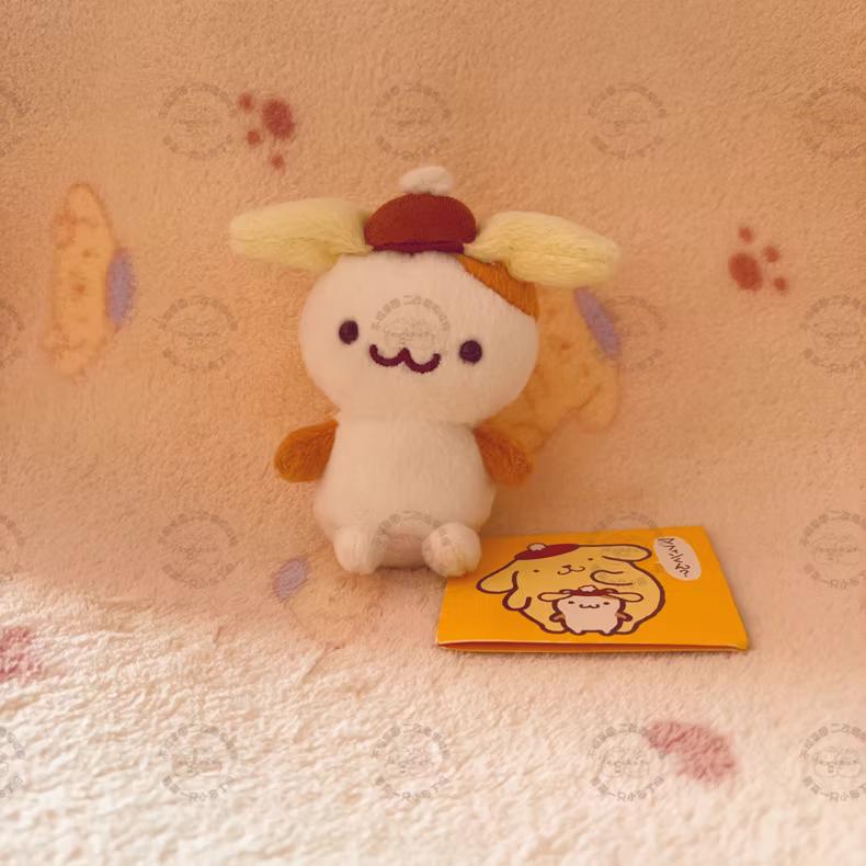 三丽鸥中古绝版布丁狗好朋友玛芬挂件