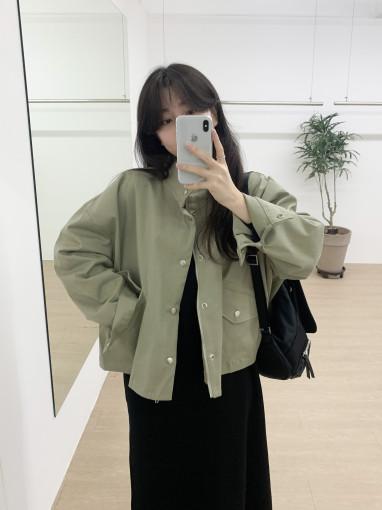 프롬 야상 오버핏 자켓 ( 베이지, 카키 )