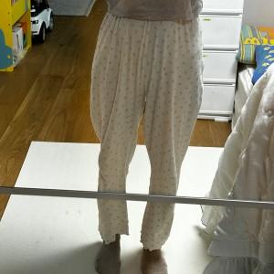 어텀 플라워 면 잠옷 홈웨어 바지(2colors)