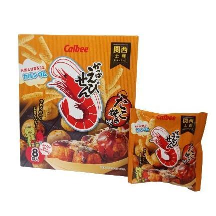 大阪 お土産 関西限定！  カルビーかっぱえびせんたこ焼味8袋入【おみやげ 大阪みやげ　帰省　土産 手土産　大阪 土産　修学旅行】