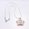 [SUGAR SCOOP] Ceramic star Spiral necklace - silver