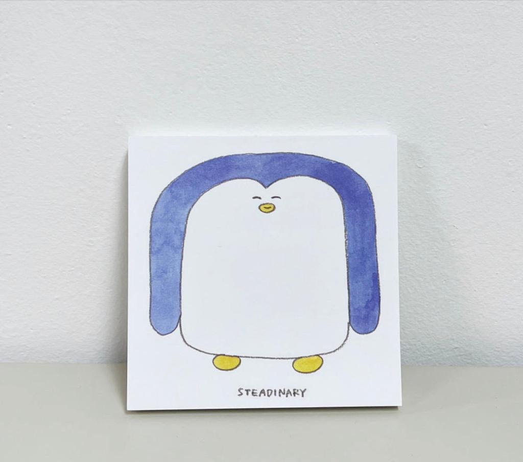 파란펭귄 메모지, 스테디너리