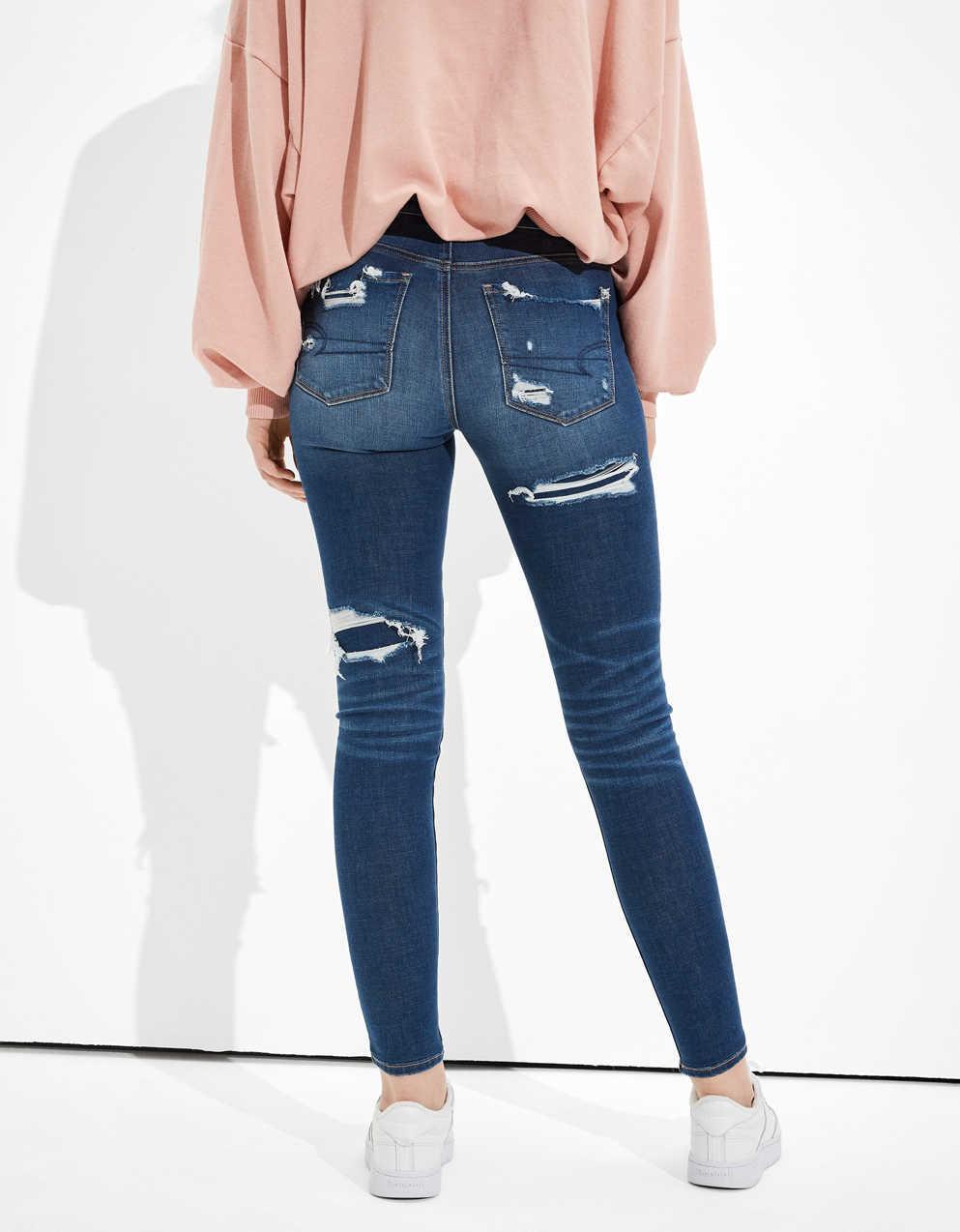 AE Ne(x)t 레벨 Temp Tech 패치 하이웨이스트 제깅스