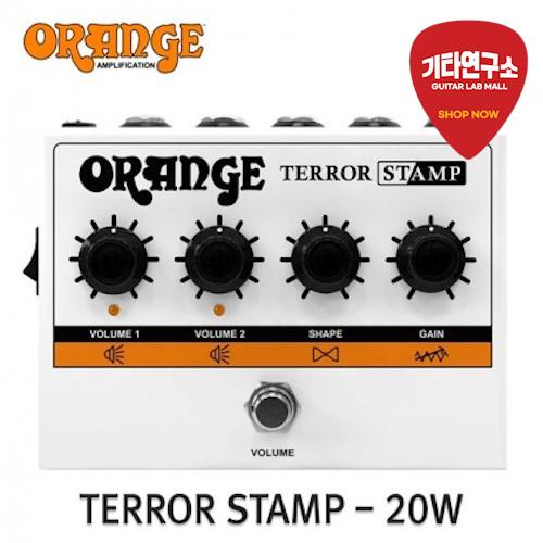 Orange 오렌지 일렉기타앰프페달 Terror Stamp 20watt Valve Hybrid Guitar Amp Pedal