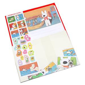 가스파드&리사 편지/스티커세트(프랑코)