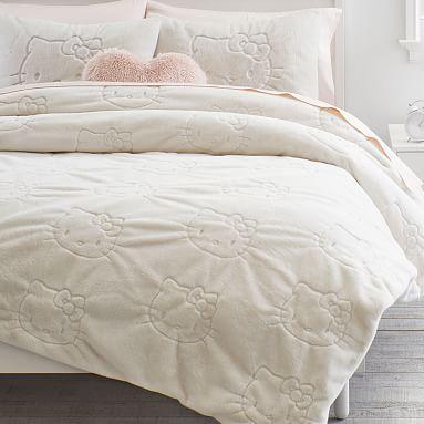 Hello Kitty® Magical Faux-Fur Quilt & Sham