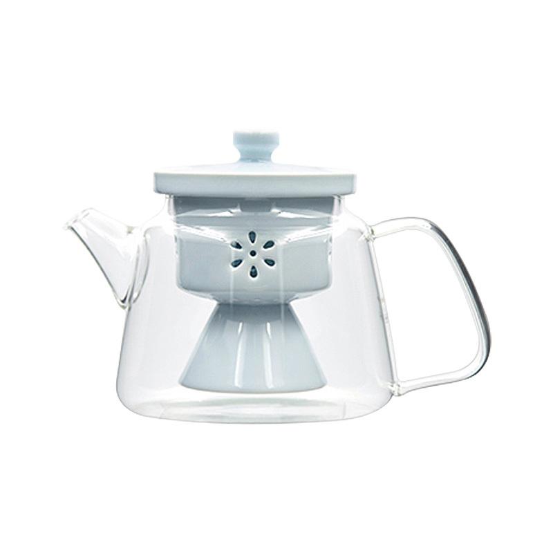북대사글라스 유리주전자 티포트 600ml HR613A 화이트