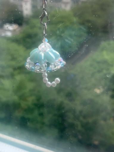 [keyring] 여우비 우산 키링 (sun shower umbrella keyring)