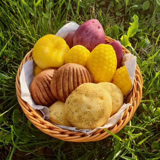 대두식품 구황 작물로 만든 리얼 디저트 빵 15개입 X 5봉, 감자빵 고구마빵 단호박빵, 밤빵, 옥수수빵, 구황작물빵