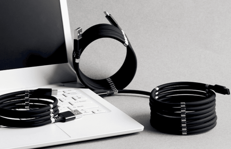 팀플렉스 마그네틱 충전케이블 자석 고속충전 아이폰 삼성 C타입 8핀 0.9m 1.8m