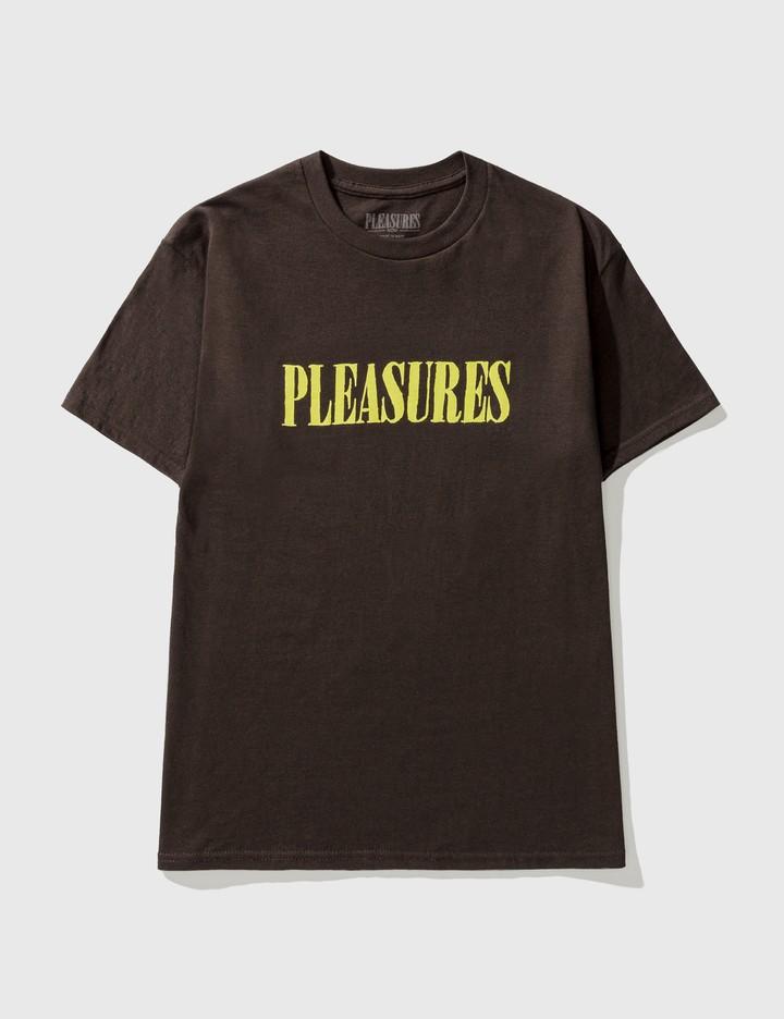 티클 로고 티셔츠