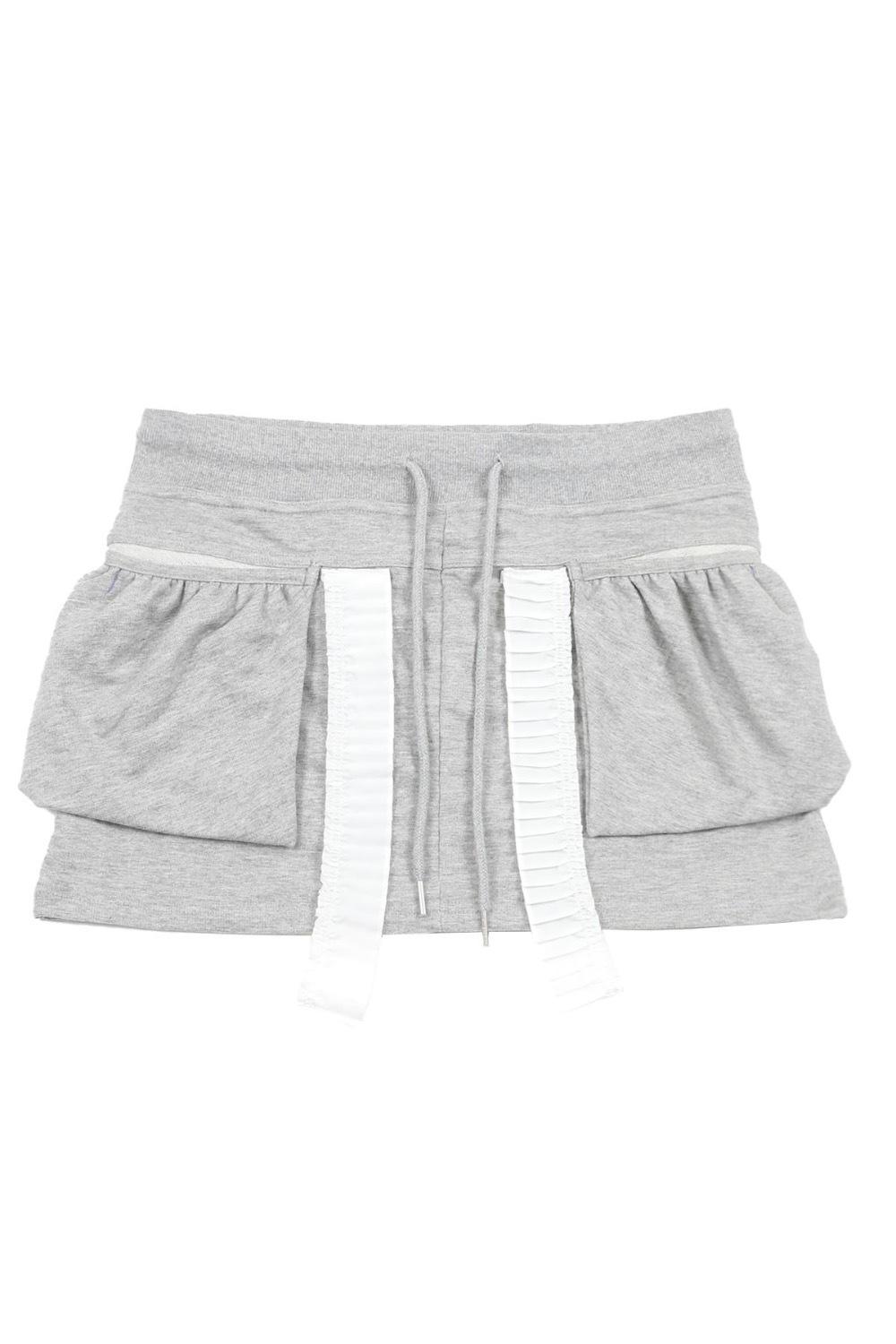 SWEAT BALLOON SKIRT GREY