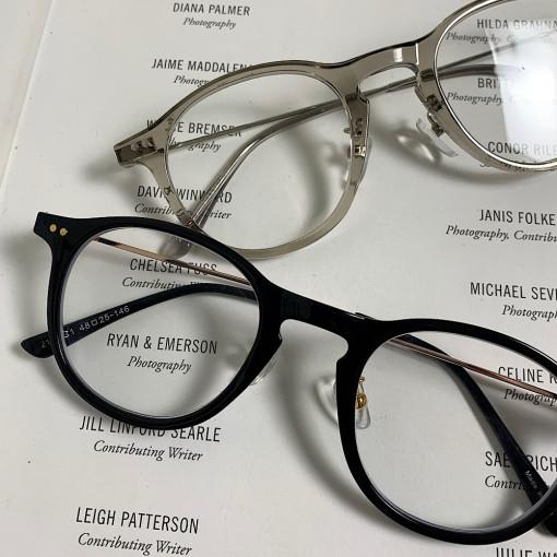 남자 여자 공용 폭스 2177 블랙 그레이 베이지 뿔테 패션 안경 3color