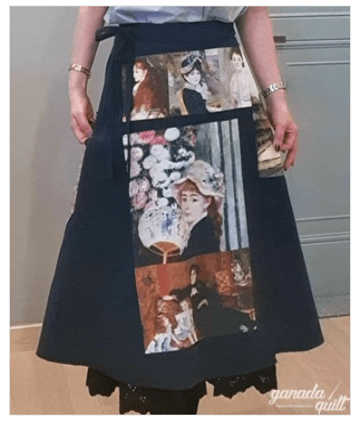 [패키지]명화 랩 스커트 치마