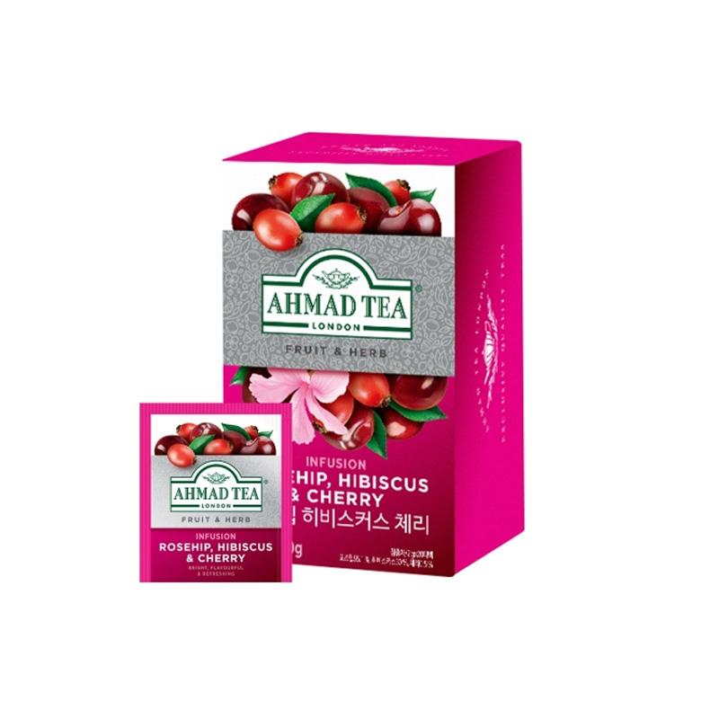 아마드티 로즈힙 히비스커스 체리 허브차 20티백