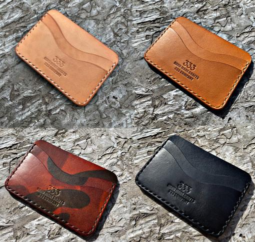 [LEATHER333] [레더333] 베지터블 소가죽 3포켓카드홀더