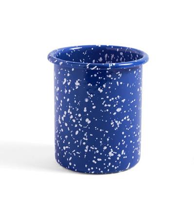 헤이 애나멜 홀더 블루 HAY Enamel Utnesil Holder Speckle Blue