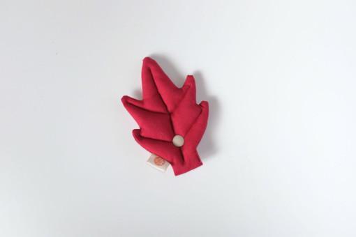 [ 하이코이누 ] 와인 한잔 단풍잎 강아지 악세사리 / 애견 리본