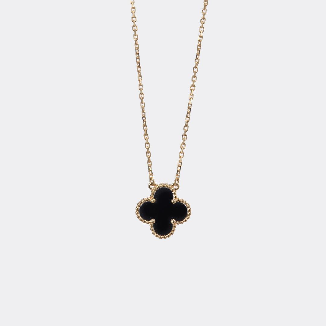 Vintage Alhambra Pendant Onyx