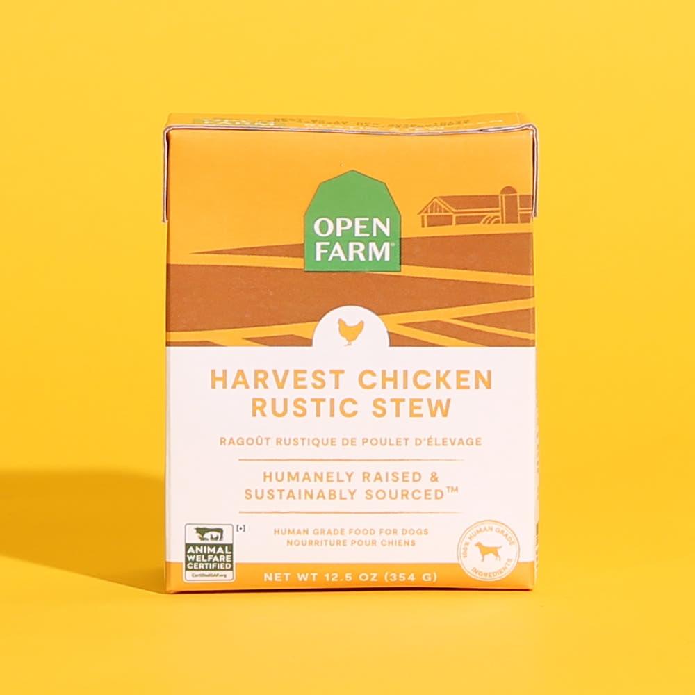 오픈팜 스튜 습식 강아지 사료 닭고기, 354g, 1개