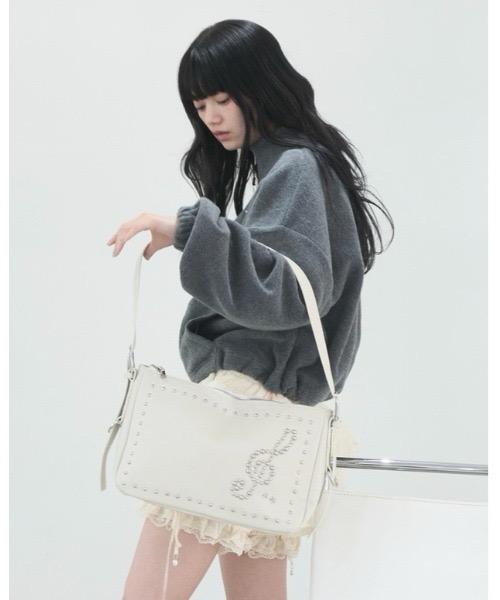 Assortment studded shoulder bag/アソートスタッズショルダーバッグ