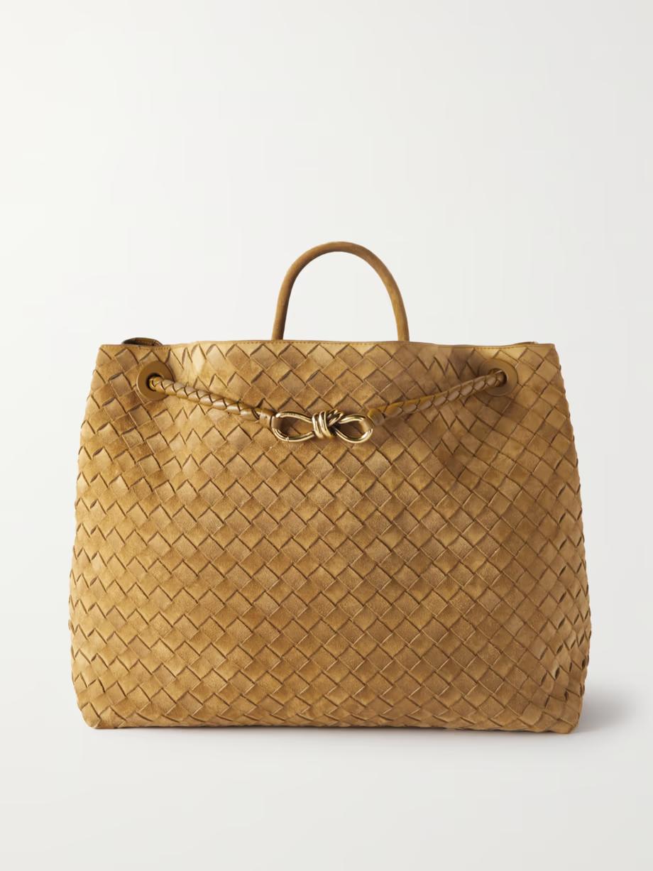 안디아모 라지 장식 인트레치아토 가죽 토트 | BOTTEGA VENETA | 네타포르테