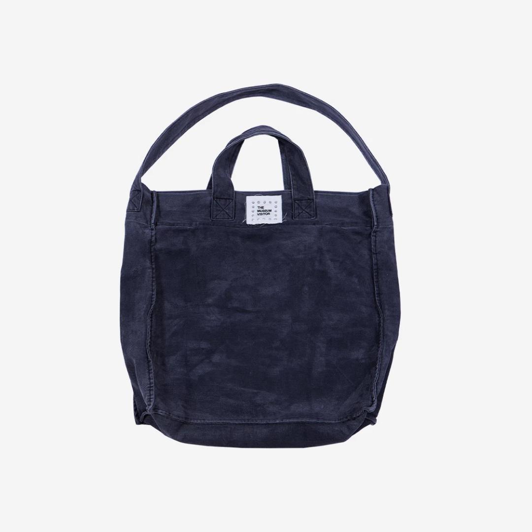 The Museum Visitor Cubic Logo Stitched Tote Bag