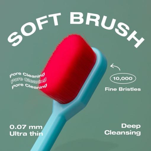 런드리유 포어 클리닝 모공 세안 브러쉬 코치질  코칫솔 블랙헤드 화이트헤드 제거기 딥클렌징 초미세모