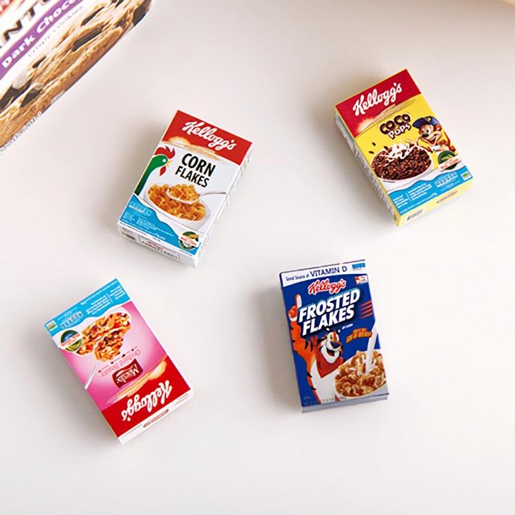 미니어처 미니어쳐 피규어 켈로그 씨리얼 냉장고 자석