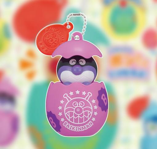 그래 호빵맨 두근두근 달걀 피규어 가챠 캡슐토이 8탄 세균맨